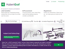 Tablet Screenshot of hubert-graf.de